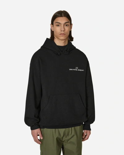 Wacko Maria Jean-michel Basquiat Heavy Weight Hooded Sweatshirt In Black