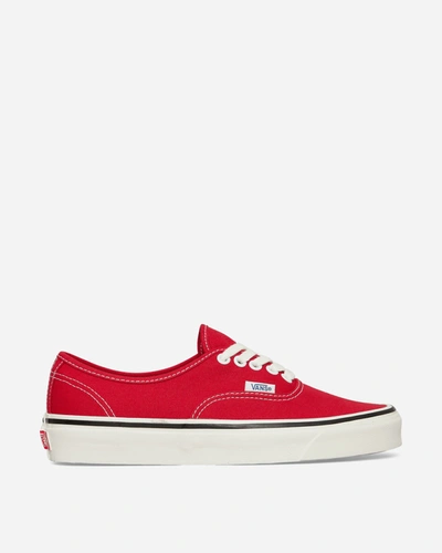 Vans Anaheim Factory Authentic 44 Dx Trainers Red In Grey