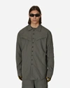 Bryan Jimene`z Ssense Exclusive Grey Nylon Shirt In Grey