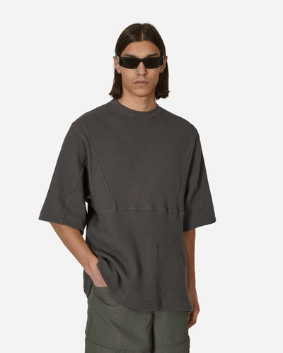 Bryan Jimene`z Thermal T-shirt Graphite In Grey
