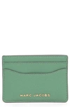 MARC JACOBS PEBBLED LEATHER CARD CASE