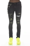 Cult Of Individuality Punk Super Skinny Stretch Jeans In Gradient