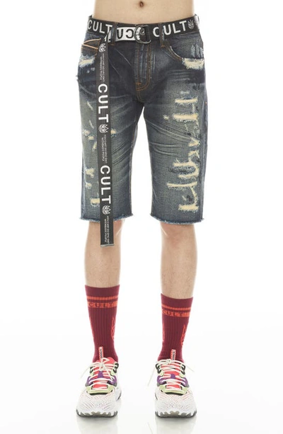 CULT OF INDIVIDUALITY CULT OF INDIVIDUALITY ROCKER JAPANESE SELVEDGE SHORTS