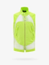 Stone Island Shadow Project Vest Distorted Ripstop Organza-tc Neon Green In Green