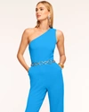 Ramy Brook Gabriela One Shoulder Jumpsuit In Lake