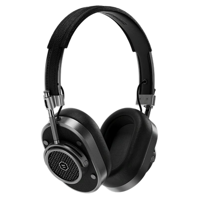 Master & Dynamic ® Mh40 Wireless Over-ear Premium Leather Headphones - Gunmetal/black In Color<lsn_delimiter>