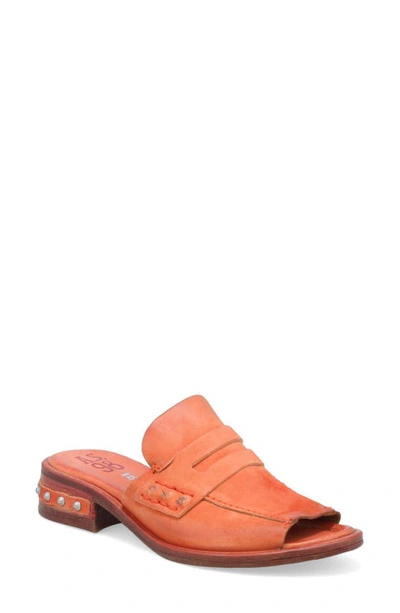 As98 Gino Slide Sandal In Coral