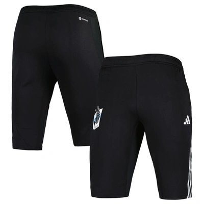 Adidas Originals Adidas Black Minnesota United Fc 2023 On-field Training Aeroready Half Pants
