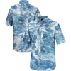 Colosseum Blue West Virginia Mountaineers Realtree Aspect Charter Full-button Fishing Shirt In Blue