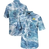 Colosseum Blue Michigan Wolverines Realtree Aspect Charter Full-button Fishing Shirt In Blue