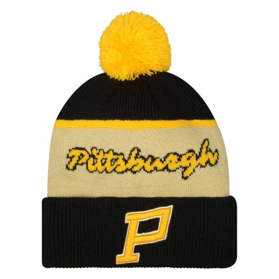 Fanatics Kids'  Branded Black Pittsburgh Penguins 2023 Winter Classic Cuffed Knit Hat With Pom