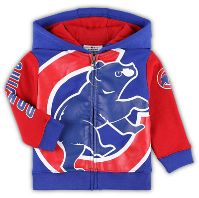 Outerstuff Babies' Infant Royal Chicago Cubs Poster Board Full-zip Hoodie
