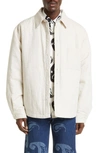 Jacquemus La Chemise Boulanger Cotton Blend Shirt In 130 Light Beige