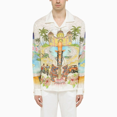 Casablanca Multicolor Graphic Print Long-sleeve Shirt