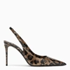 DOLCE & GABBANA PATENT LEATHER ANIMAL SLINGBACK,CG0621AM568/M_DOLCE-HA93M_500-41