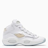 Maison Margiela White Question Mid Memory Of Basketball Sneakers In White
