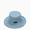 Ganni Blue Denim Hat In Blue