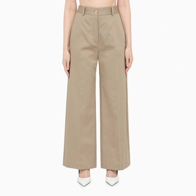 Patou Beige Structured Trousers