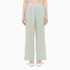 Rotate Birger Christensen Rotate Ladies Wan Blue Transparent Sequins Trousers In Blue