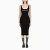 Miu Miu Viscose Dress In Black