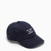 Drôle De Monsieur Drole De Monsieurblue Cotton Twill Hat In Blue