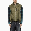 Miharayasuhiro Maison Mihara Yasuhiro Hollowed-out Khaki Bomber Jacket Men In Orange