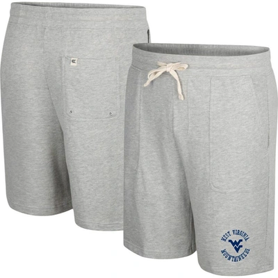 Colosseum Heather Gray West Virginia Mountaineers Love To Hear This Terry Shorts