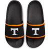 Nike Tennessee Volunteers Off-court Wordmark Slide Sandals In Black