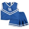 LITTLE KING GIRLS TODDLER ROYAL KENTUCKY WILDCATS TWO-PIECE CHEER SET