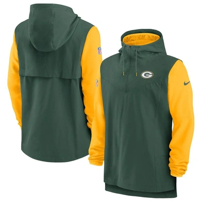 Nike Men's Player Logo (nfl Green Bay Packers) 1/2-zip Hoodie