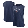 Nike Navy Cleveland Guardians Muscle Play Tank Top In Navy