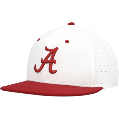 Nike White Alabama Crimson Tide Aero True Baseball Performance Fitted Hat