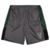 Fanatics Men's  Gray Milwaukee Bucks Big And Tall Shorts In Gray
