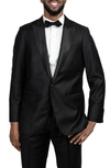9tofive Wool Blend Dinner Jacket In Black