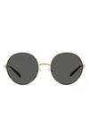 TORY BURCH 54MM ROUND SUNGLASSES