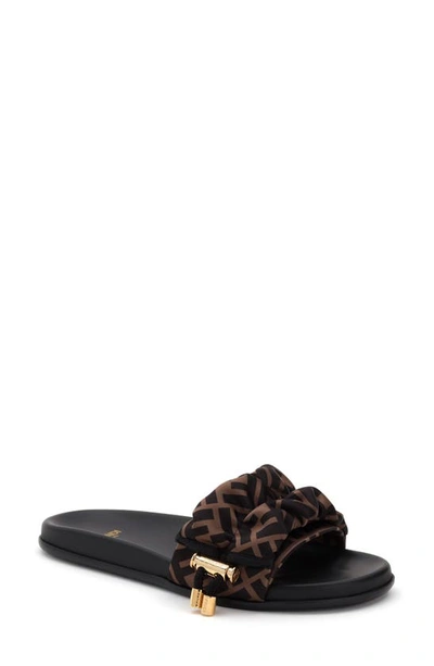 FENDI FENDI X SARAH COLEMAN FF VERTIGO SLIDE SANDAL