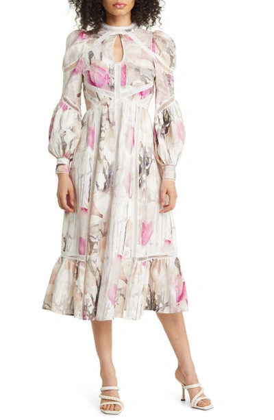 metallic leather dress LIKE LIQUID FAUX LEATHER MIDI DRESS – AKIRA main image 1