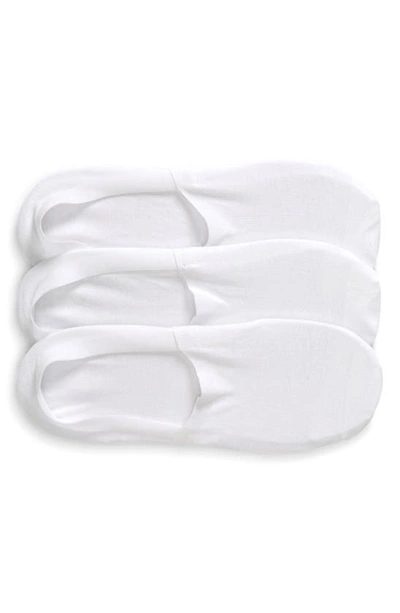 Nordstrom 3-pack Everyday Double-y Quarter Socks In White