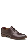 Johnston & Murphy Conard 2.0 Plain Toe Derby In Mahogany