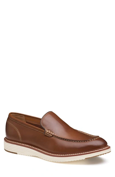 Johnston & Murphy Upton Venetian Loafer In Tan