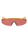 NIKE MARQUEE 66MM OVERSIZE SHIELD SUNGLASSES