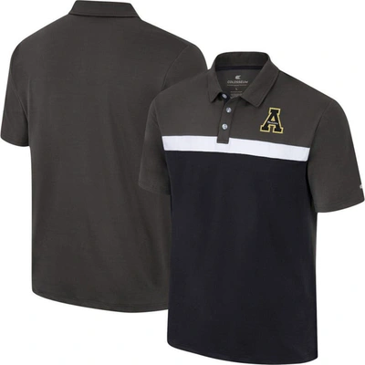 Colosseum Charcoal Appalachian State Mountaineers Two Yutes Polo