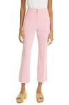 VERONICA BEARD KEAN KICK PLEAT CROP TROUSERS