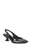 Katy Perry The Laterr Slingback Square Toe Pump In Black Patent
