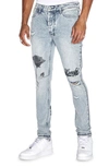 KSUBI VAN WINKLE PIXEL OKTANE RIPPED SKINNY JEANS