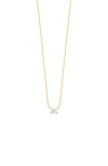 BONY LEVY SIMPLER OBSESSION DIAMOND BUTTERFLY PENDANT NECKLACE