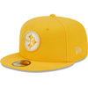 NEW ERA NEW ERA GOLD PITTSBURGH STEELERS MONOCAMO 59FIFTY FITTED HAT