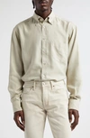 TOM FORD FLUID FIT LYOCELL BUTTON-DOWN SHIRT