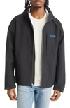 Cotopaxi Cielo Water Repellent Hooded Rain Jacket In All Black