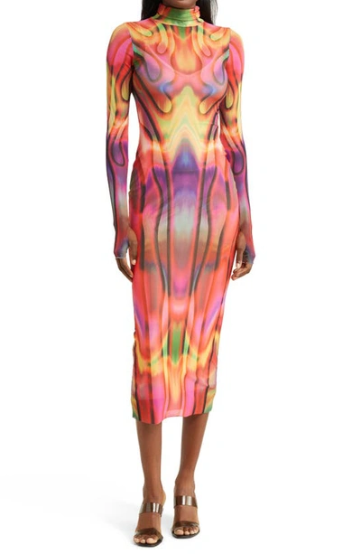 black long sleeve occasion dress Long-Sleeve Beaded Long Formal Dress main image 1